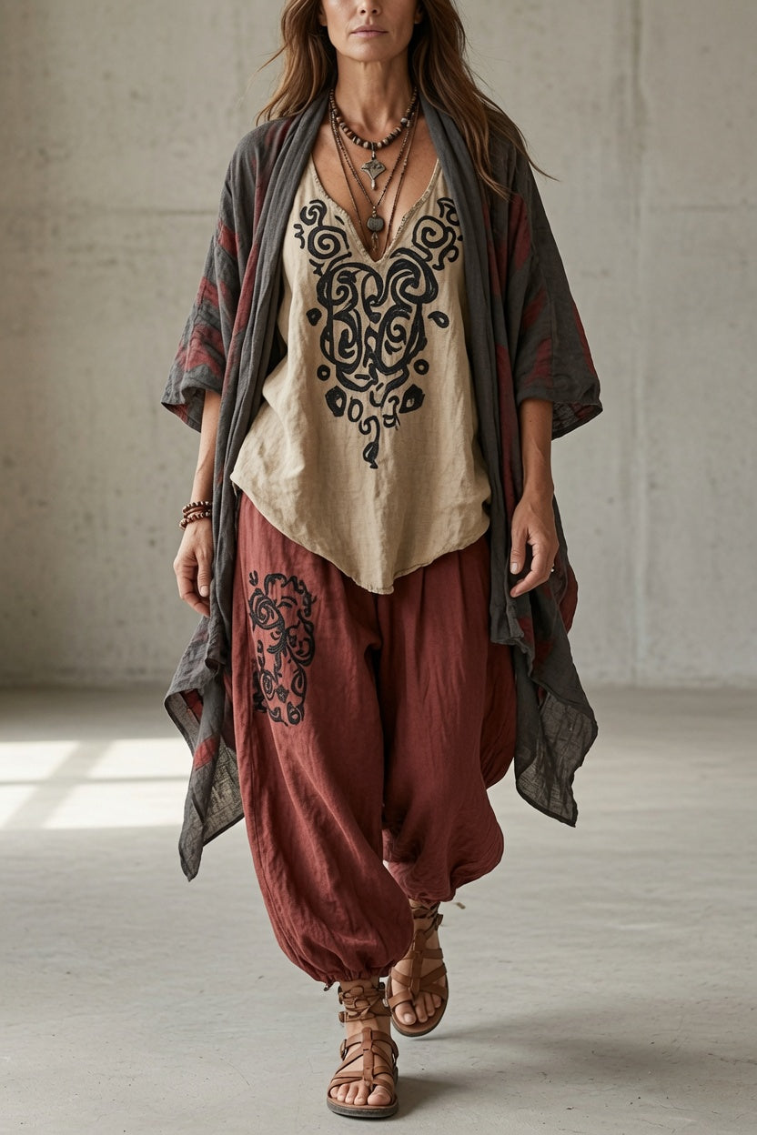 Saffron | Bohemian Three-Piece Set