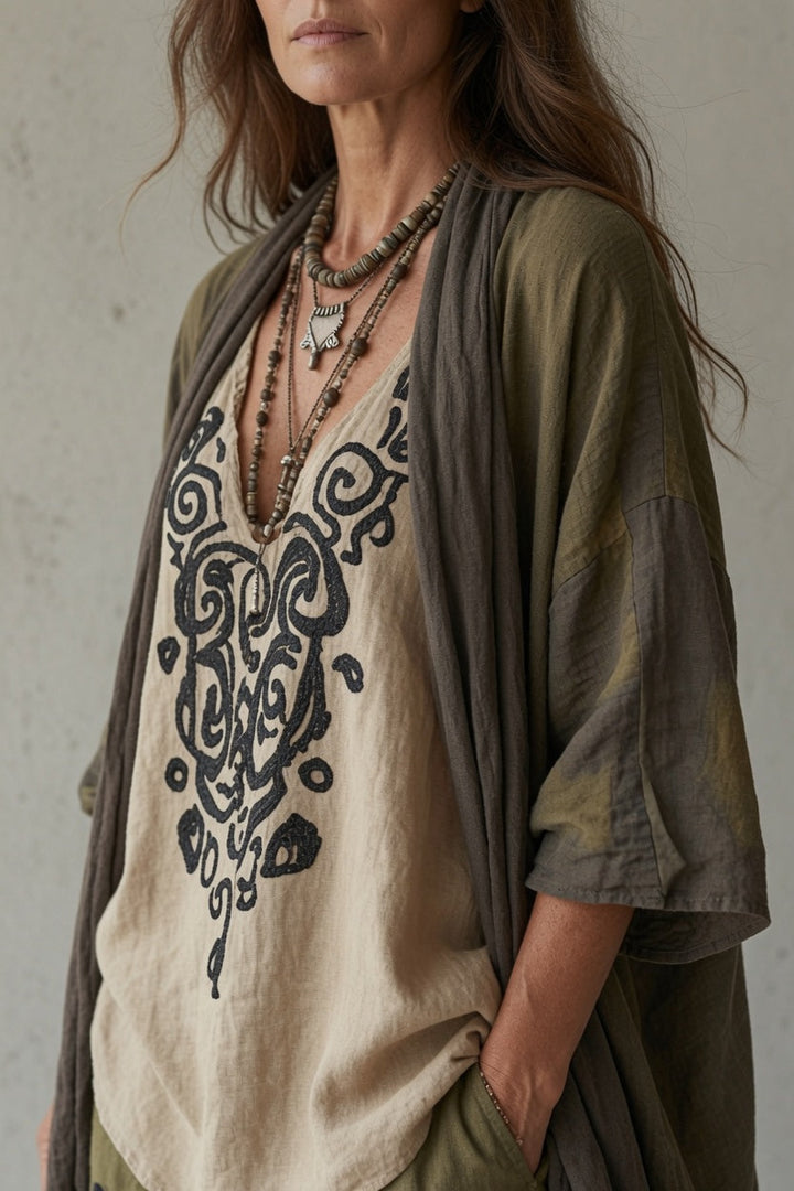 Saffron | Bohemian Three-Piece Set