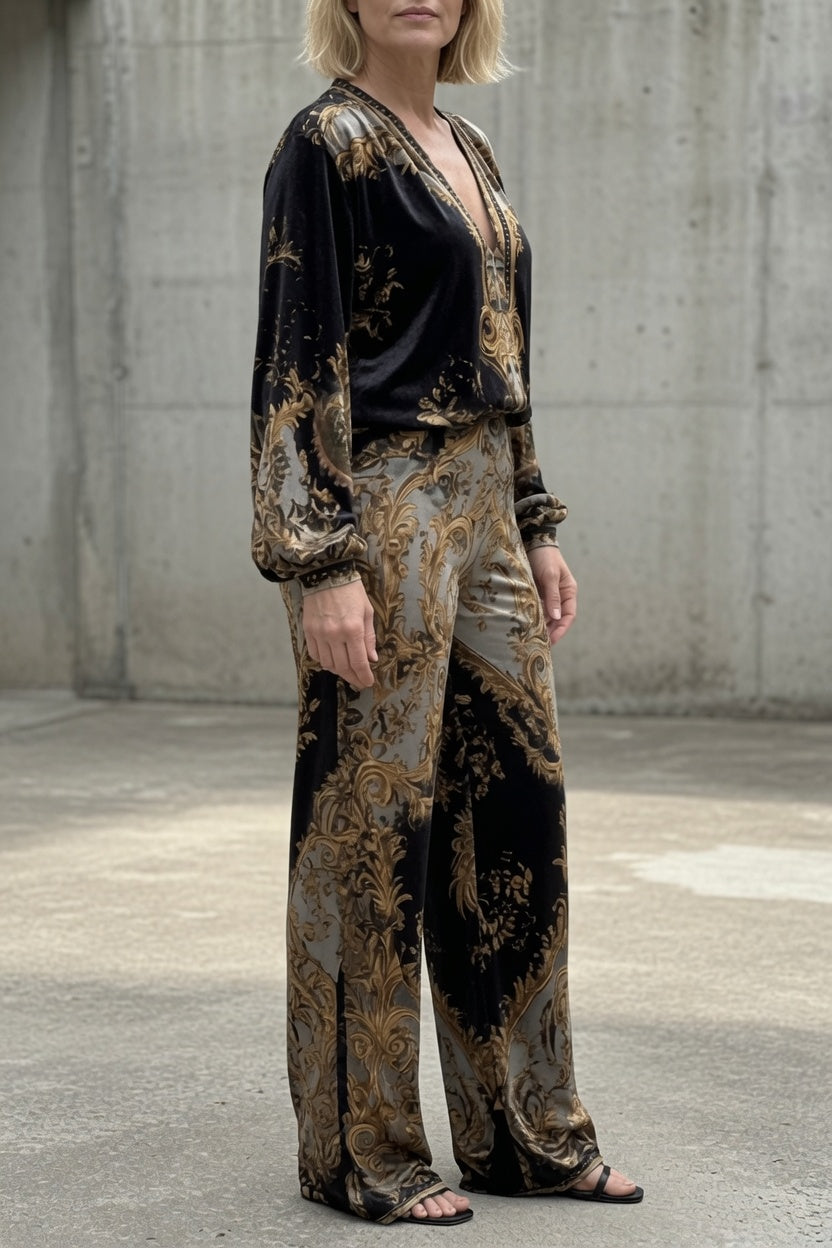 Larissa | Ornate Baroque Two-Piece Set