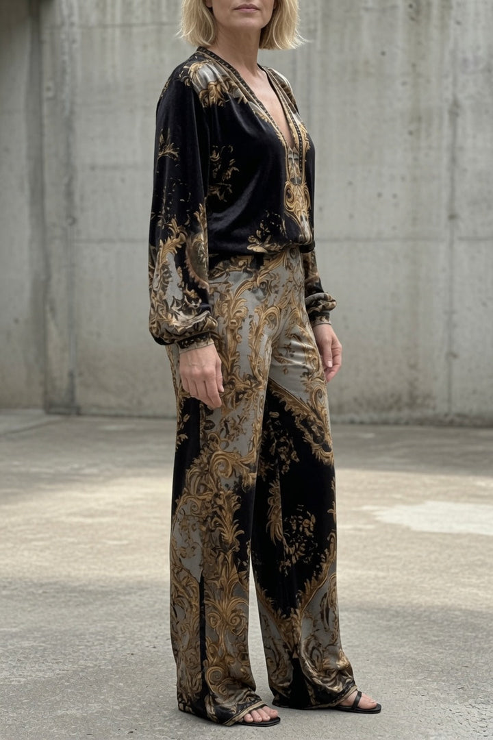 Larissa | Ornate Baroque Two-Piece Set