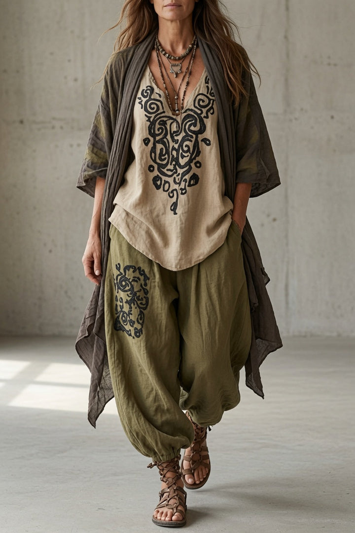 Saffron | Bohemian Three-Piece Set