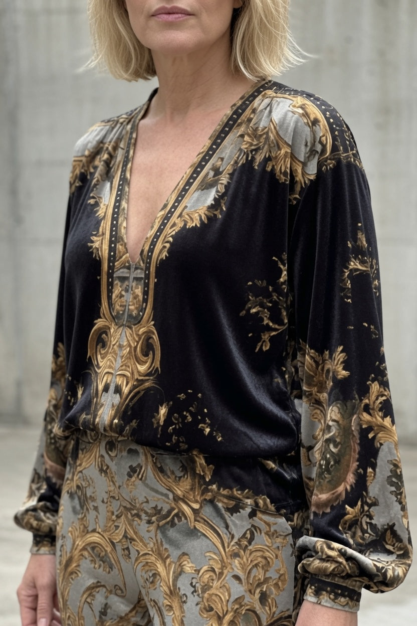 Larissa | Ornate Baroque Two-Piece Set