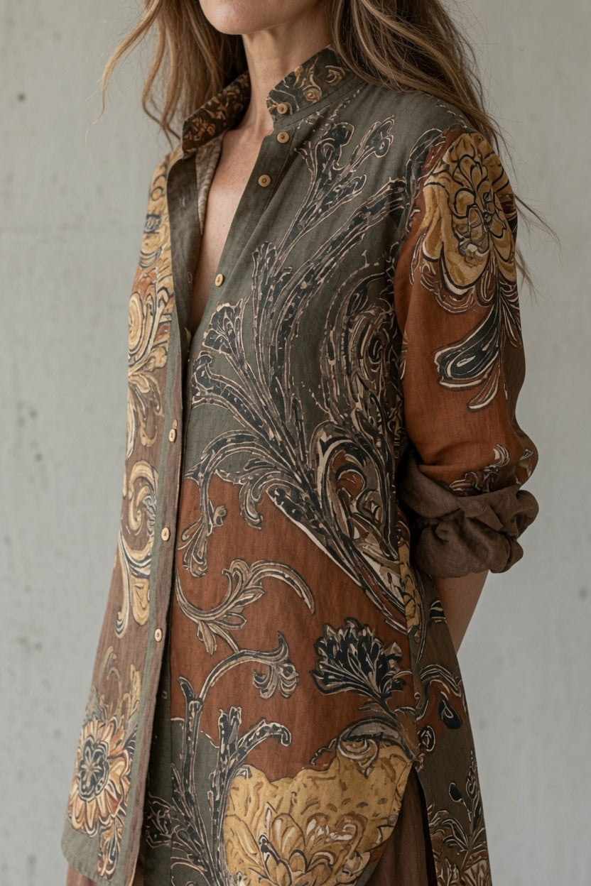 Leonora | Artful Patterned Two-Piece Set