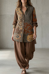 Leonora | Artful Patterned Two-Piece Set