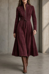 Juliet | Zip-Front Midi Dress