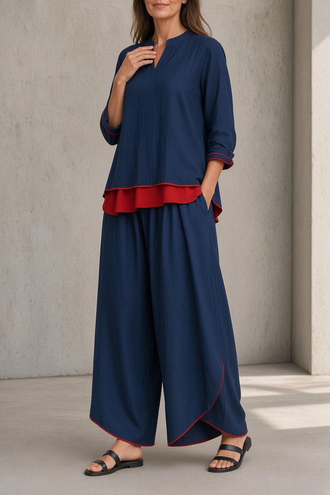 June | Relaxed Layered Two-Piece Set