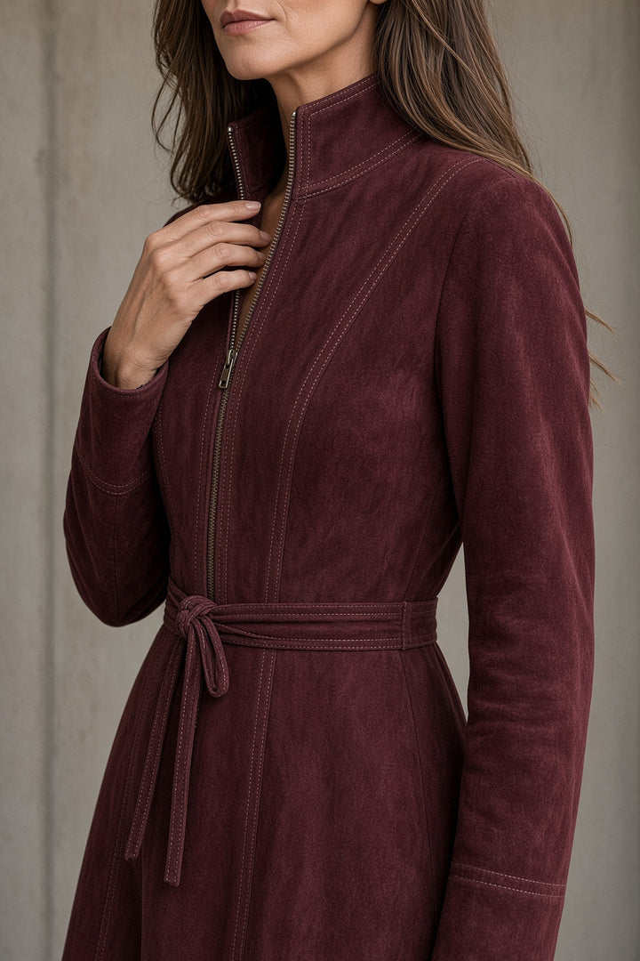 Juliet | Zip-Front Midi Dress