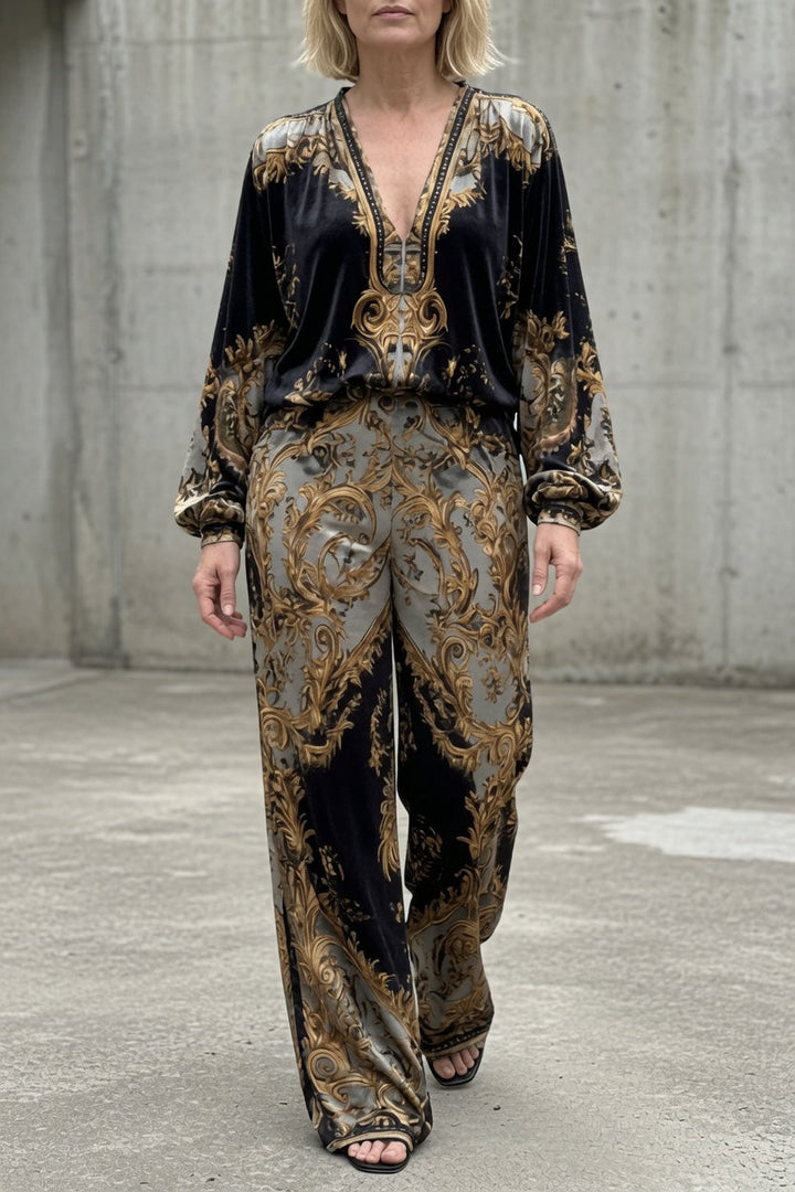 Larissa | Ornate Baroque Two-Piece Set