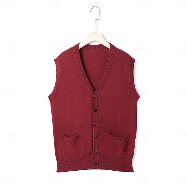 Harold | Christmas Buttoned Sweater Vest