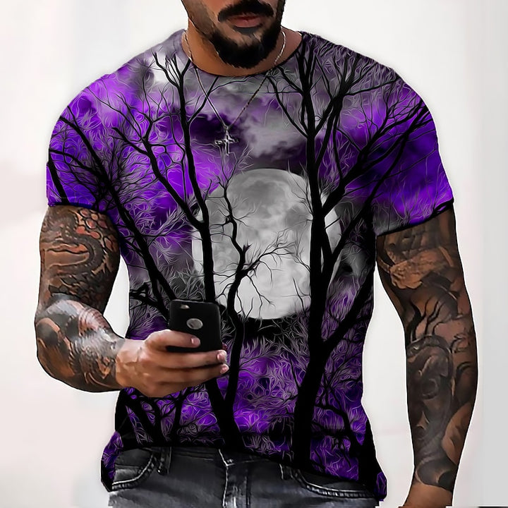 Grayson | Halloween Moonlit Forest Graphic T-Shirt