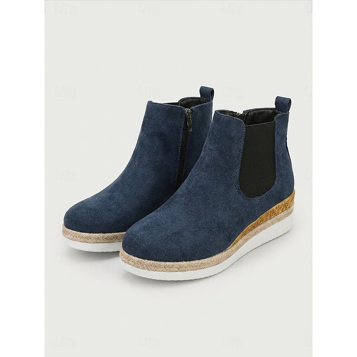Felicity | Comfort Wedge Chelsea Ankle Boots