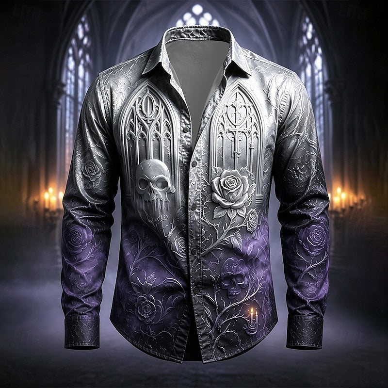 Ronan | Gothic Cathedral Halloween Shirt