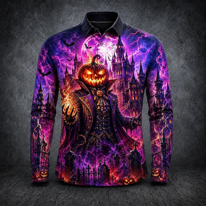 Bram | Halloween Gothic Print Shirt