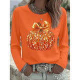 Autumn | Halloween Sparkle Long-Sleeve Top