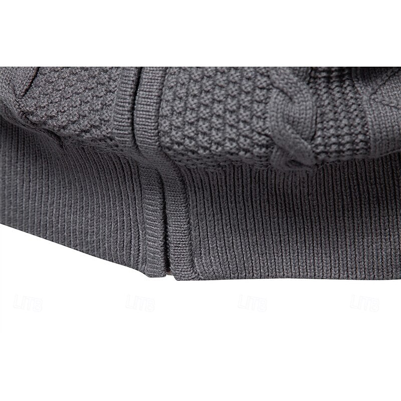 Spencer | Textured Zip-Up Cardigan