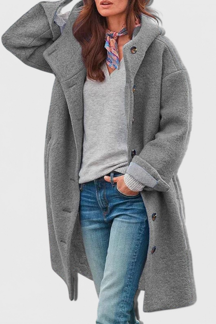 Calla | Longline Hooded Coat