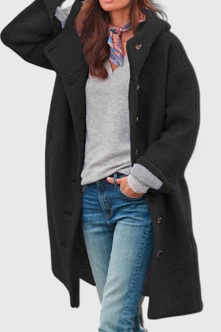 Calla | Longline Hooded Coat