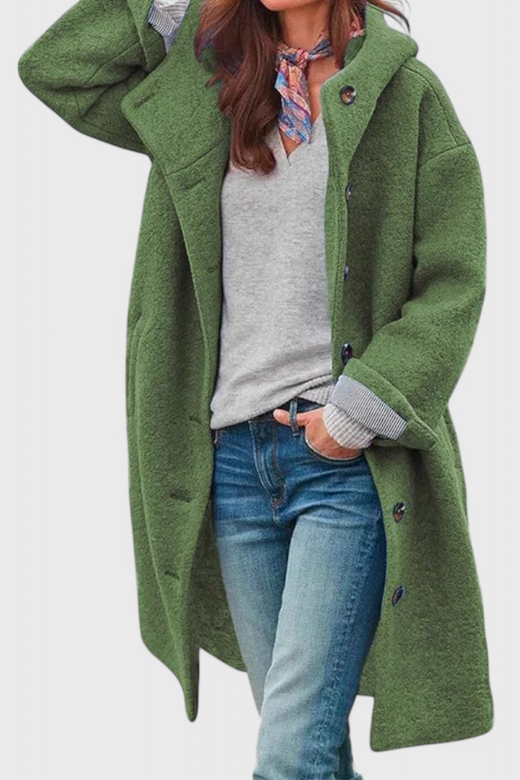 Calla | Longline Hooded Coat