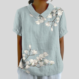 Marissa | Floral Collared Blouse
