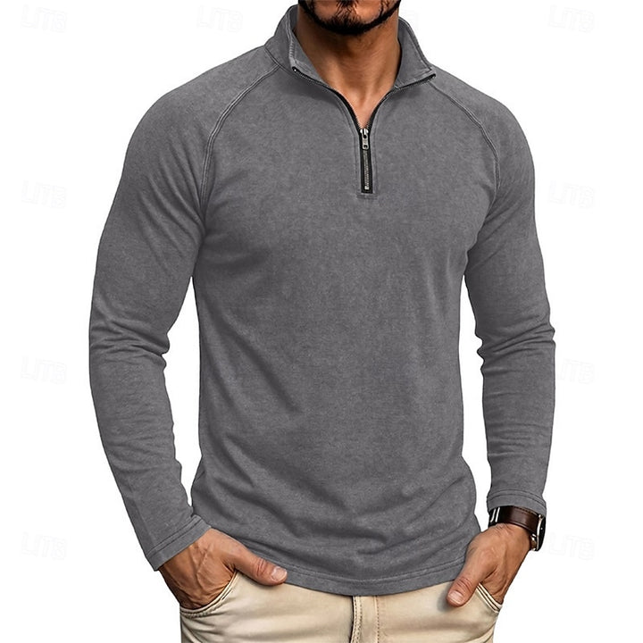 Nolan | Refined Quarter-Zip Top