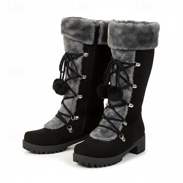 Wendy | Cozy Lace-Up Winter Boots