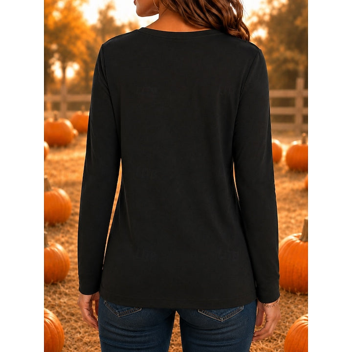 Prudence | Halloween Witch Graphic Long-Sleeve Top