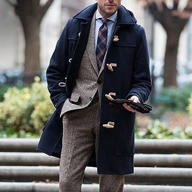 Wallace | Hooded Toggle Overcoat