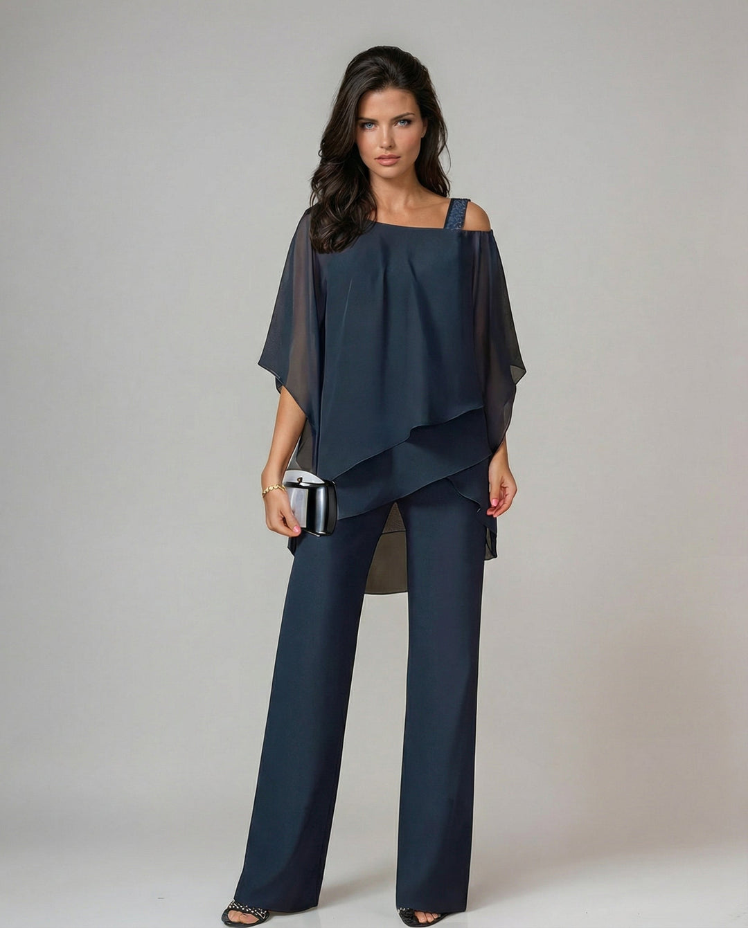 Noelia | Softly Draped Two-Piece Set