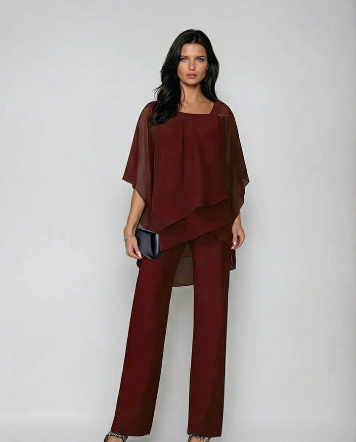 Noelia | Softly Draped Two-Piece Set