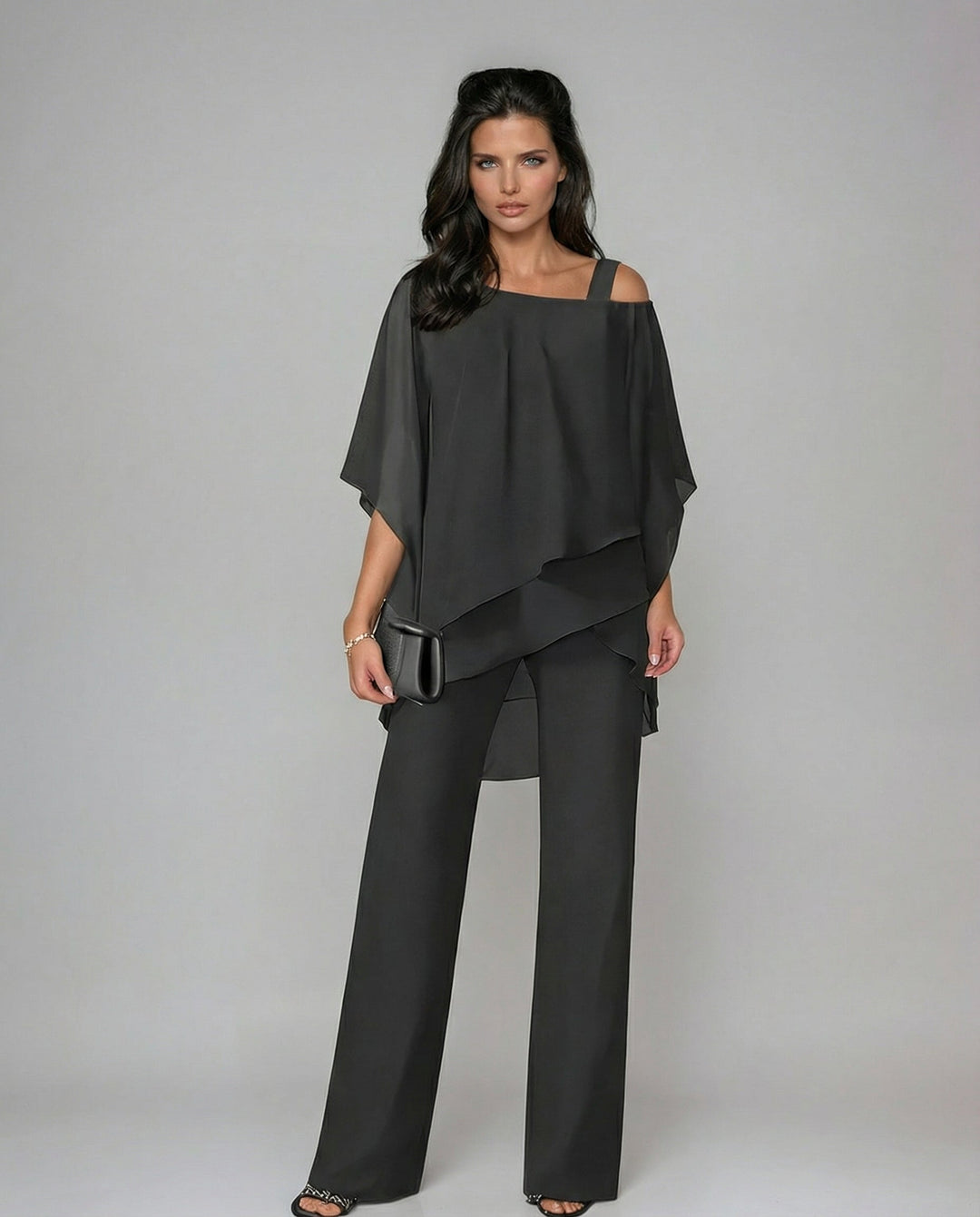 Noelia | Softly Draped Two-Piece Set