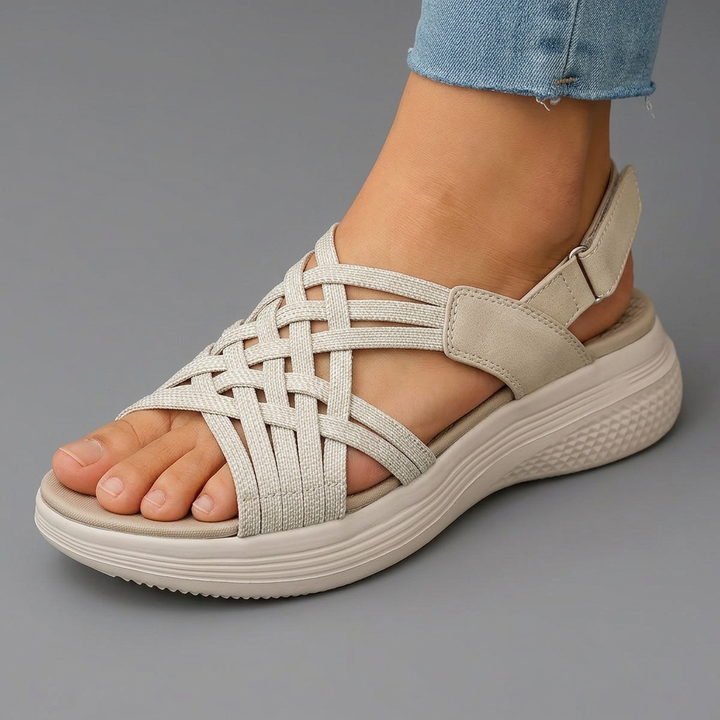 Noreen | Woven Comfort Sandals