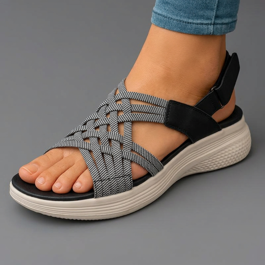 Noreen | Woven Comfort Sandals