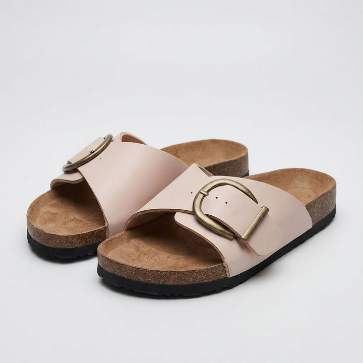 Diana | Contoured Buckle Sandals