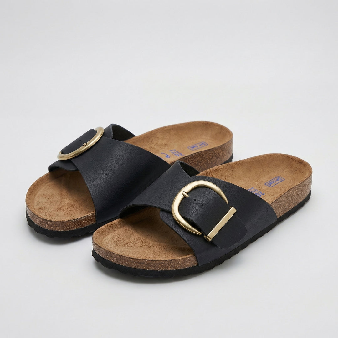 Diana | Contoured Buckle Sandals