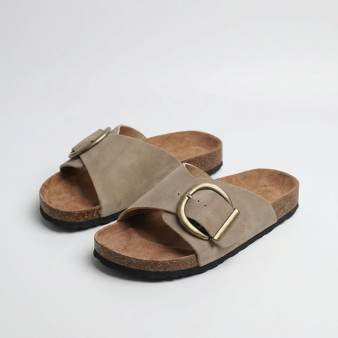 Diana | Contoured Buckle Sandals
