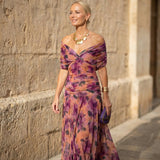 Rosalba | Floral Off-Shoulder Maxi Dress