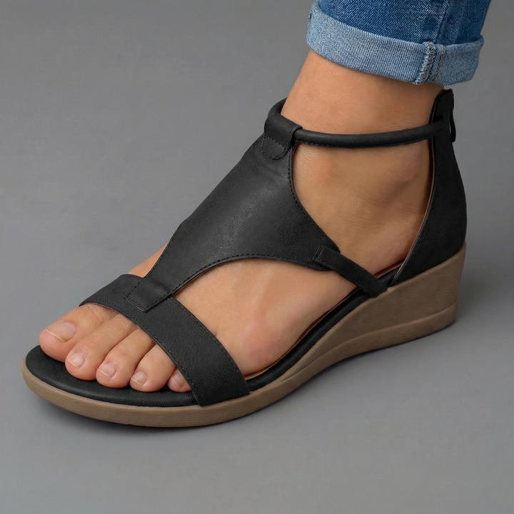 Delfina | Elegant Wedge Sandals