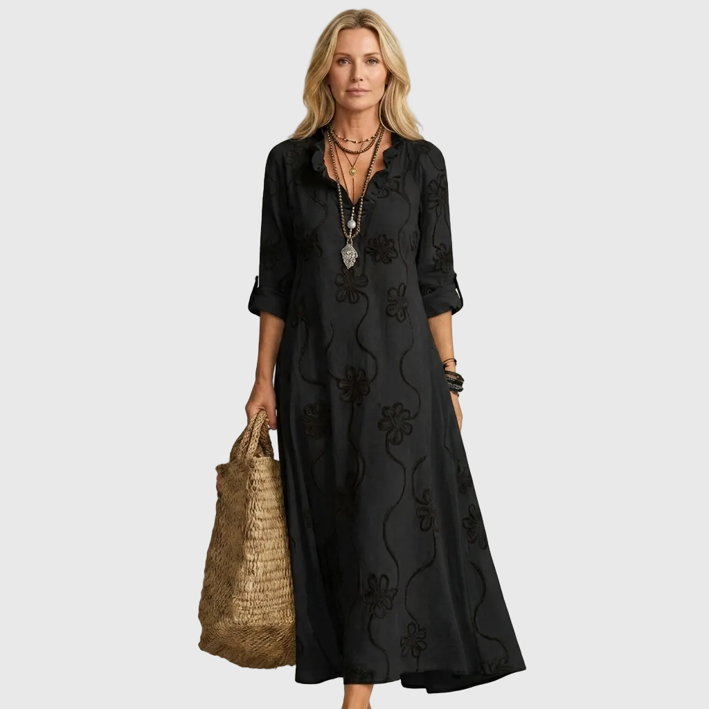 Eloisa | Relaxed Shirt Midi Dress