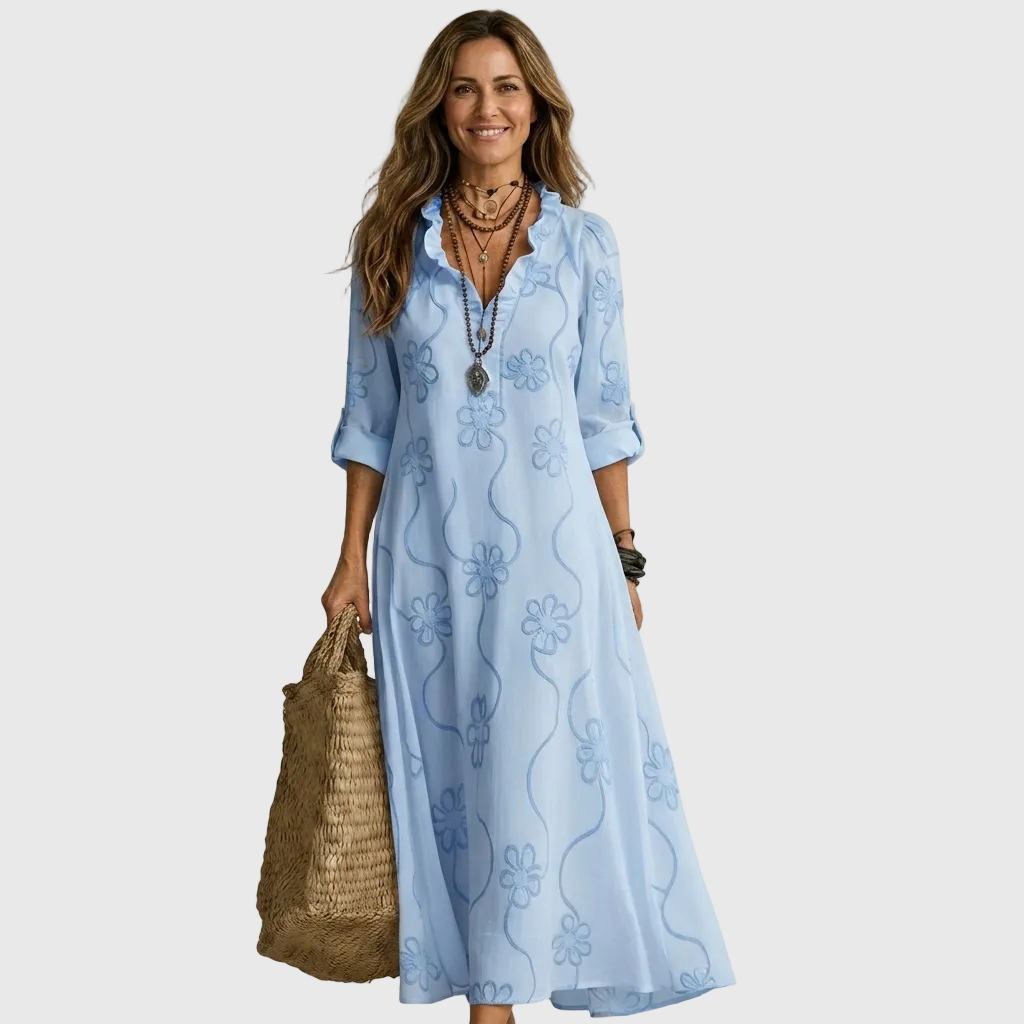 Eloisa | Relaxed Shirt Midi Dress