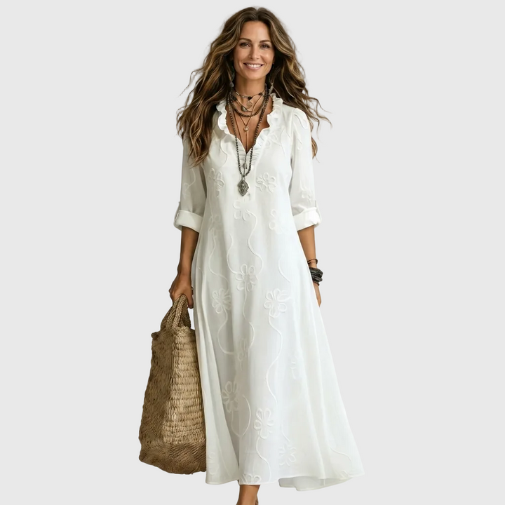 Freya | Relaxed Shirt Midi Dress
