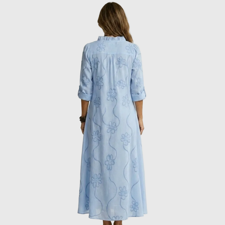 Freya | Relaxed Shirt Midi Dress