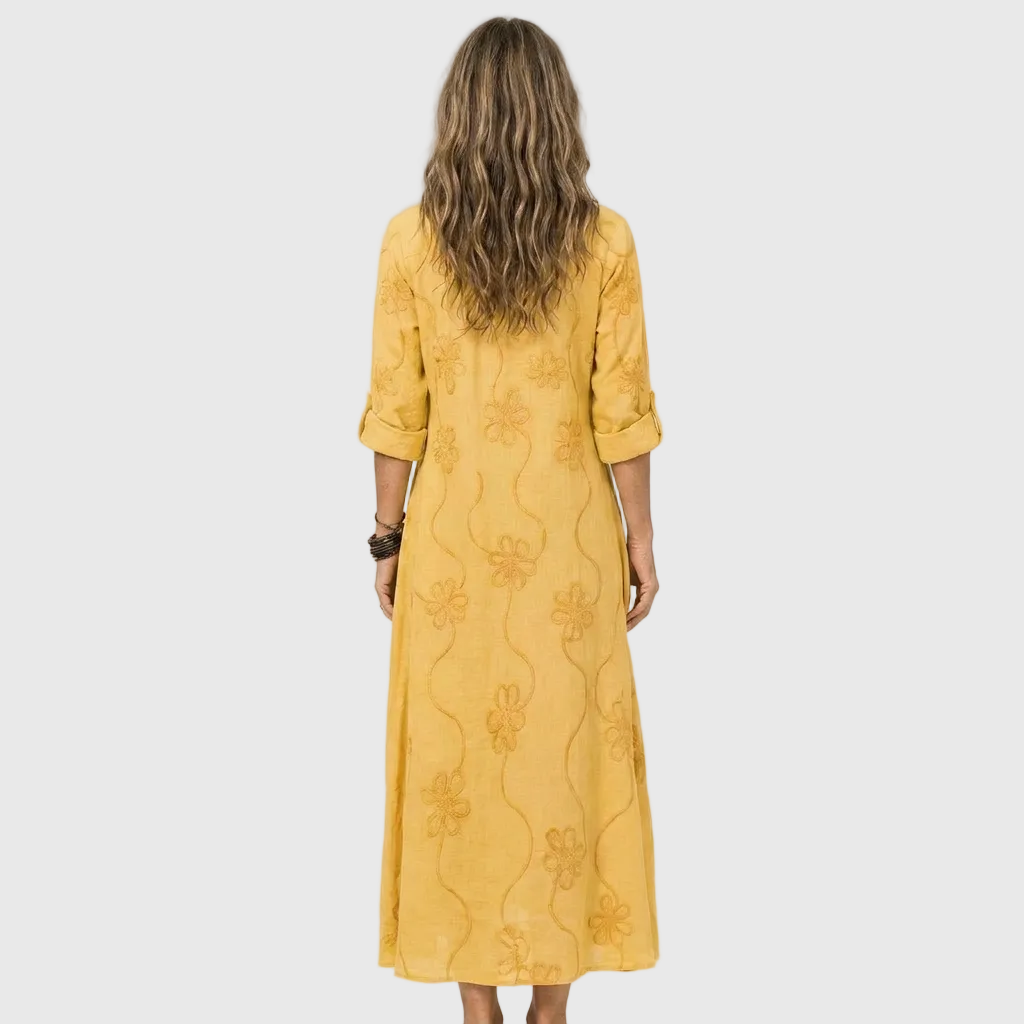 Freya | Relaxed Shirt Midi Dress