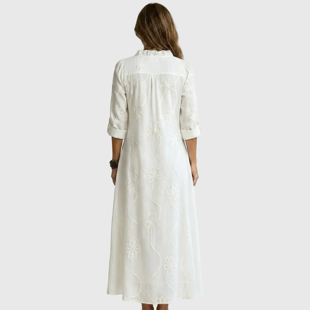 Freya | Relaxed Shirt Midi Dress