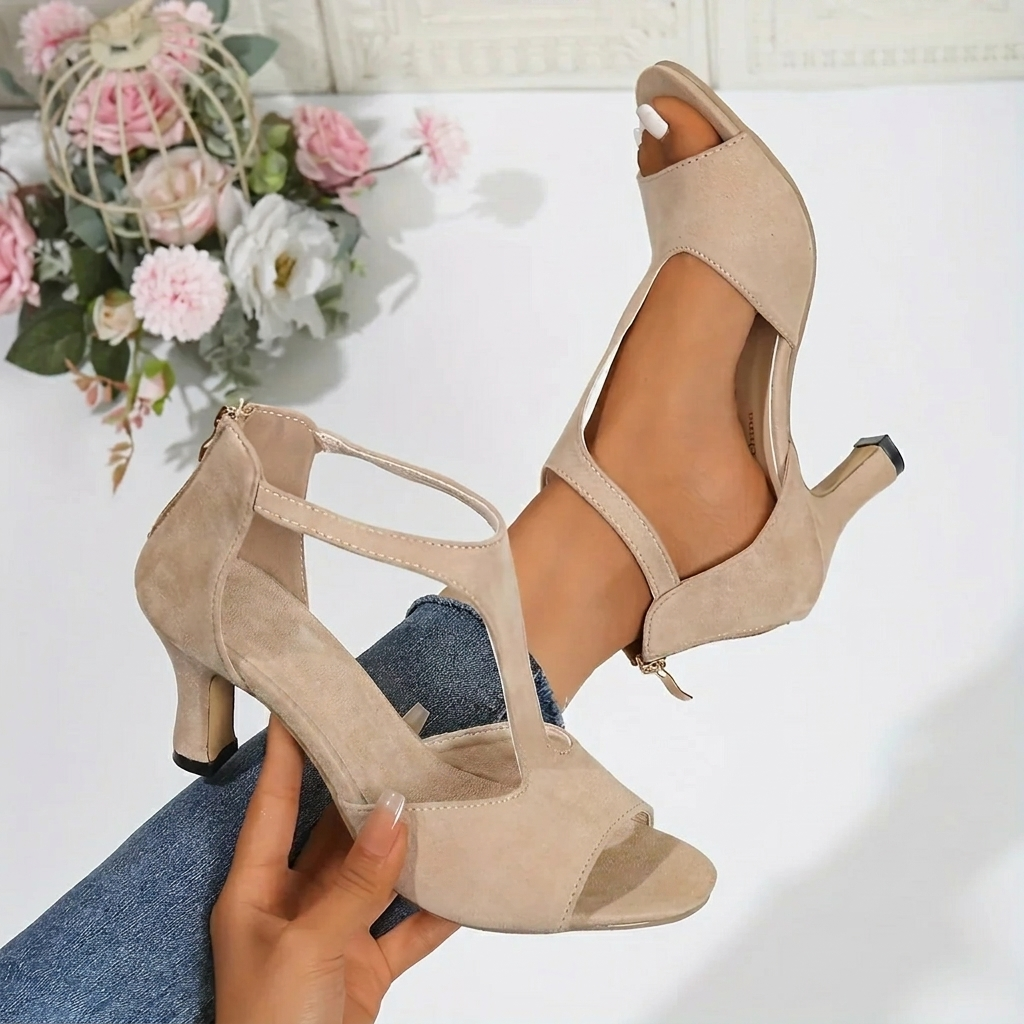 Adalyn | Refined Open-Toe Heeled Sandals