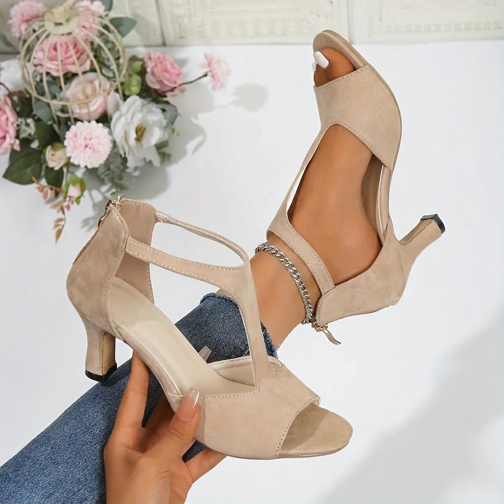 Adalyn | Refined Open-Toe Heeled Sandals
