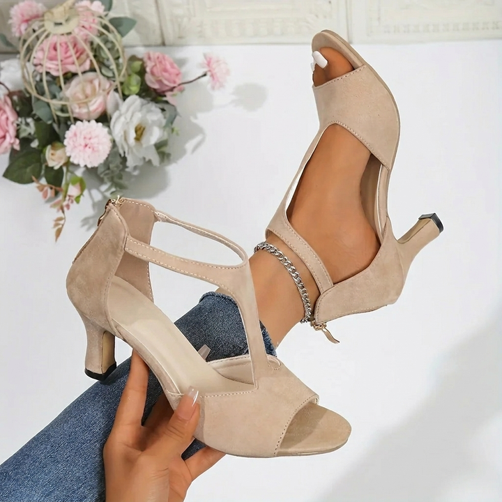 Adalyn | Refined Open-Toe Heeled Sandals