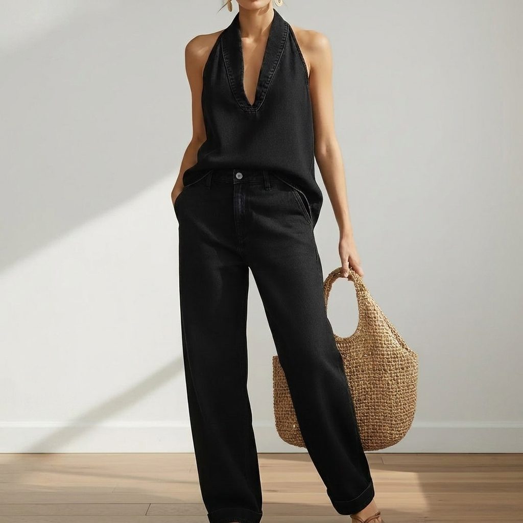 Paige | Relaxed Wide-Leg Two-Piece Set