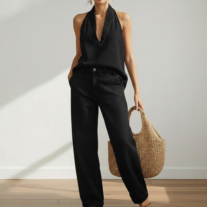 Paige | Relaxed Wide-Leg Two-Piece Set