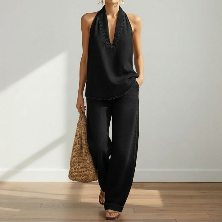 Paige | Relaxed Wide-Leg Two-Piece Set