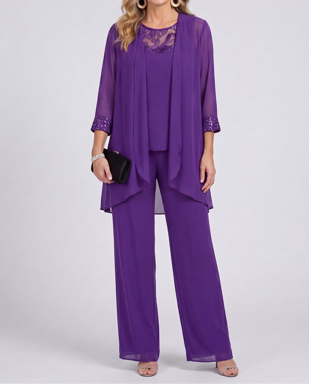 Evelyn | Flowing Three-Piece Evening Set